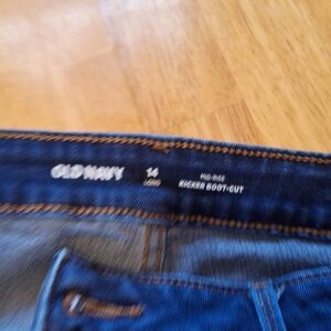 Old Navy Women's Dark Blue Bootcut Jeans